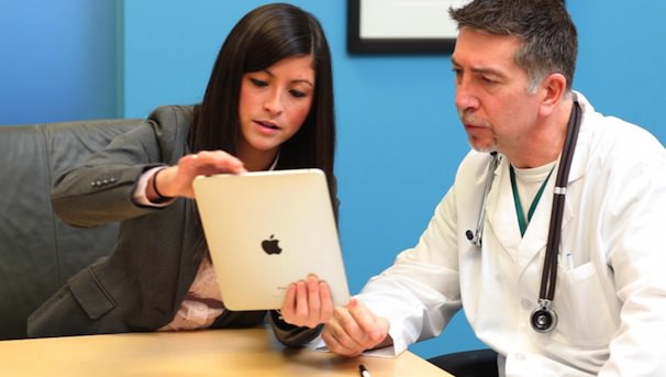 apple ipad in medicine business